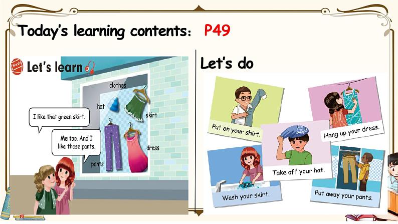 Part A Let 's learn&Let 's do第6页