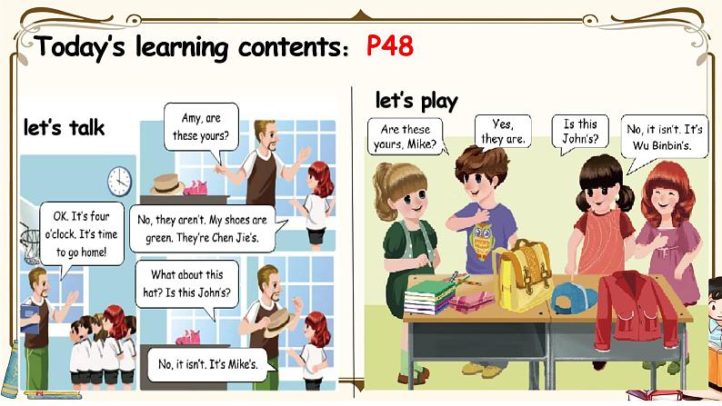 Part A Let 's talk&Let 's play第6页