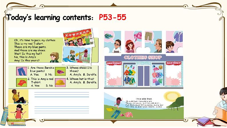 Part B Read and write&Let 's check&Part C Story time第3页