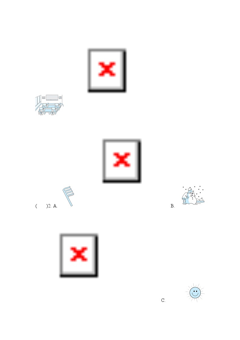 人教PEP版四年级下册英语 期末真题汇编卷二（含答案及听力音频，材料）02