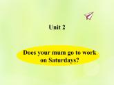 Unit 2 Does your mum go to work on Saturdays？课件 外研版（三起）小学英语三下