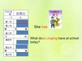 Unit 2 What does Lingling have at school？课件 外研版（三起）小学英语三下