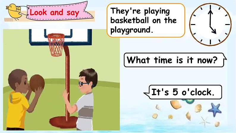 Unit2 What time is it？A Let's talk（课件+素材）2021-2022学年英语四年级下册 人教PEP08