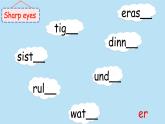 Unit2 What time is it？ A Let's spell（課件+素材）2021-2022學(xué)年英語四年級下冊 人教PEP