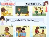 Unit2 What time is it？ A Let's spell（課件+素材）2021-2022學(xué)年英語四年級下冊 人教PEP