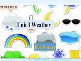 Unit3 Weather B let's learn（课件+素材）2021-2022学年英语四年级下册 人教PEP