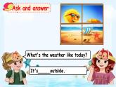 Unit3 Weather B Let's talk（课件+素材）2021-2022学年英语四年级下册 人教PEP