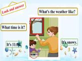 Unit3 Weather A let's talk（课件+素材）2021-2022学年英语四年级下册 人教PEP