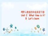 Unit2 What time is it？B Let's learn（課件+素材）2021-2022學(xué)年英語四年級下冊 人教PEP
