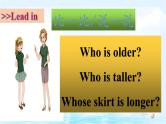 Unit1 How tall are you A let's learn （课件） 2021-2022学年英语六年级下册 人教PEP