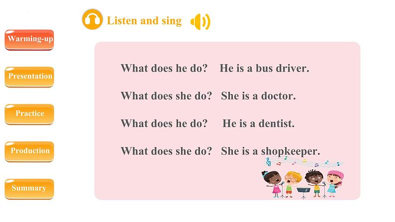 人教版（PEP）Unit5  What  does  he  do？A  Let’slearn（课件） 英语六年级上册04