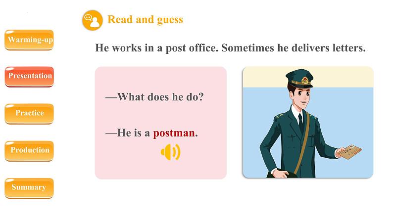 人教版（PEP）Unit5  What  does  he  do？A  Let’slearn（课件） 英语六年级上册06