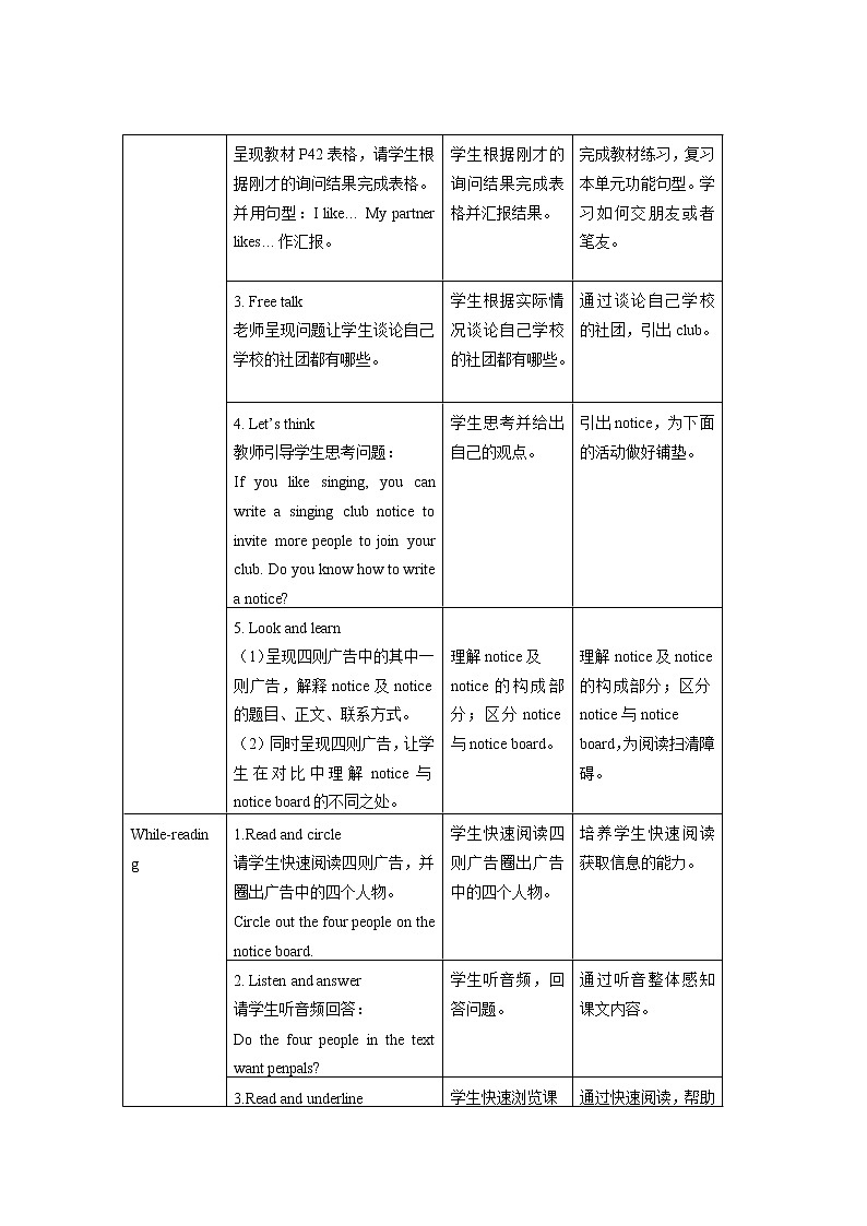 人教版（PEP）英语六年级上册 Unit 4 I have a pen pal B Read and write（教案）02