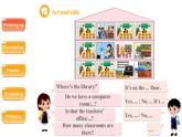 人教版（PEP）英语四年级下册-Unit 1My school  B Let’s learn 课件