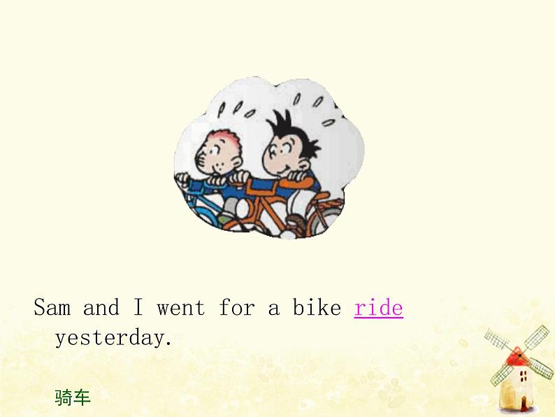 Module10 Did you fall off your bike课件 外研版（三起）小学英语四下06