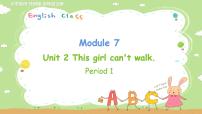 外研版 (三年级起点)五年级上册Unit 2 This little girl can’t walk.教案配套课件ppt