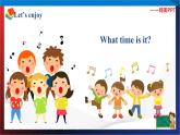 （人教PEP版 ）四年级英语下册同步备课系列 Unit 2  What time is it  PartA1 let's talk（课件）