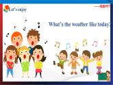 （人教PEP版 ）四年级英语下册同步备课系列 Unit 3  Weather PartB2 let's learn（课件）