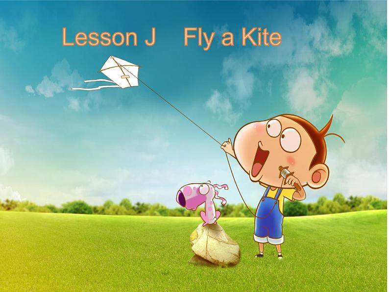 Lesson J Fly a Kite课件PPT第1页