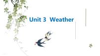 英语四年级下册Unit 3 Weather Part A教学ppt课件