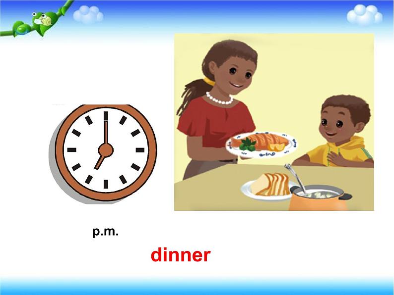 人教PEP版（三年级起点）英语四年级下册-02Unit 2 What time is it？-课件0708