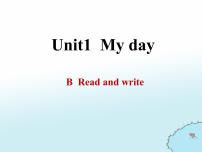 小学英语Unit 1 My day Part A说课ppt课件