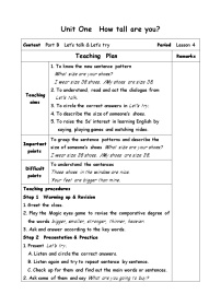 小学英语人教版 (PEP)六年级下册Unit 1 How tall are you? Part A教案