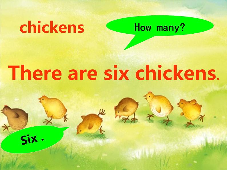 Lesson U A Chicken or Seven Chickens？课件PPT06