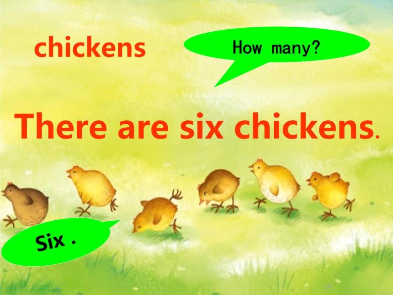Lesson U A Chicken or Seven Chickens？课件PPT06