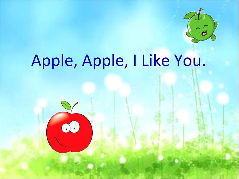 -Lesson R Apple, Apple, I like you! ∣川教版(三年级起点) (共21张PPT) (1)01