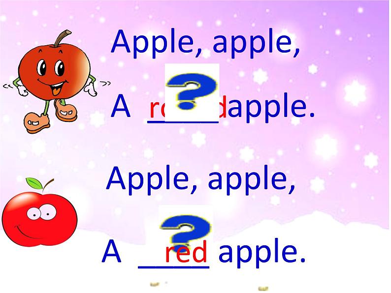 -Lesson R Apple, Apple, I like you! ∣川教版(三年级起点) (共21张PPT) (1)05