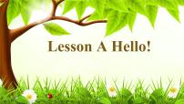 小学英语川教版三年级上册Lesson A Hello!课文配套ppt课件