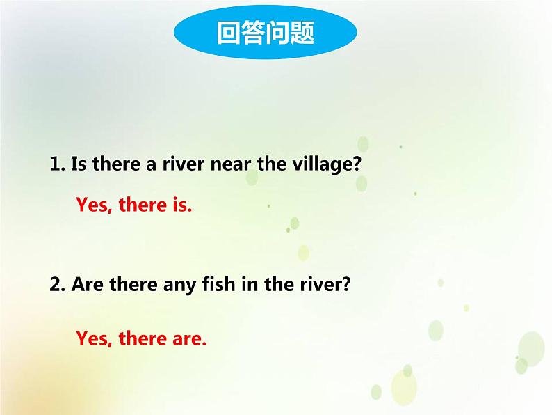 U5-L1 There is a river near the village.第8页