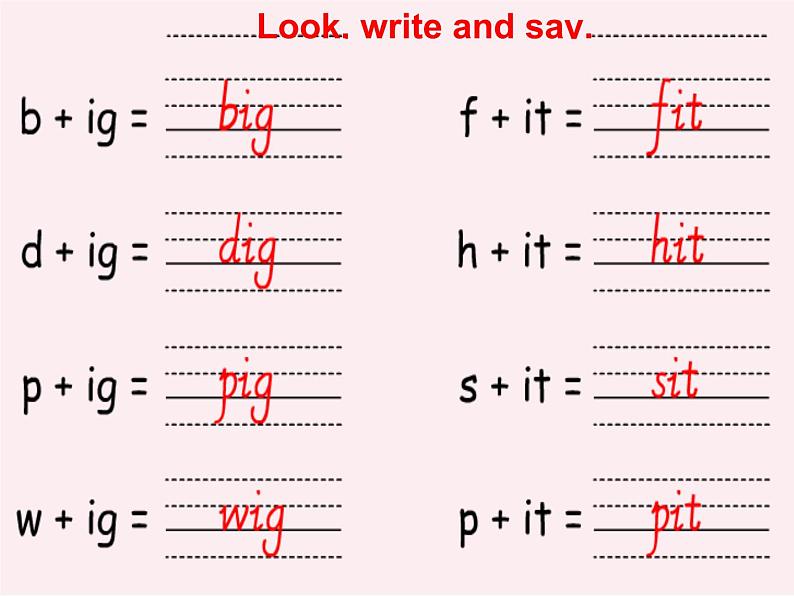 3-4Unit 3 Food let’s spell +let’s check课件PPT05