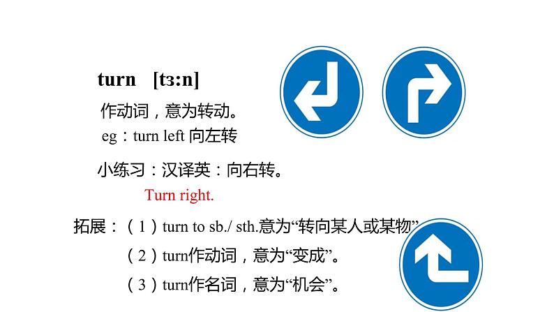 牛津译林版五年级下册英语3 Asking the way  同步备课PPT课件04