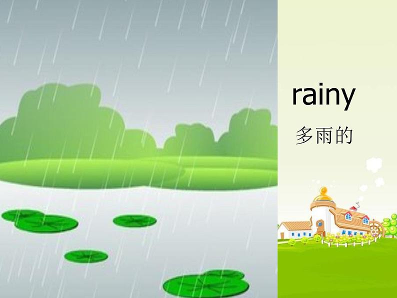 Unit3WeatherPartBLet’slearn（课件）-2021-2022学年英语四年级下册第7页