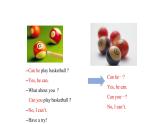 牛津譯林版英語四年級上冊同步備課4 I can play basketball完整版 PPT課件