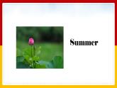 Unit 3 Seasons Lesson 1 課件