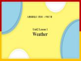 Unit 2 Weather Lesson 1课件