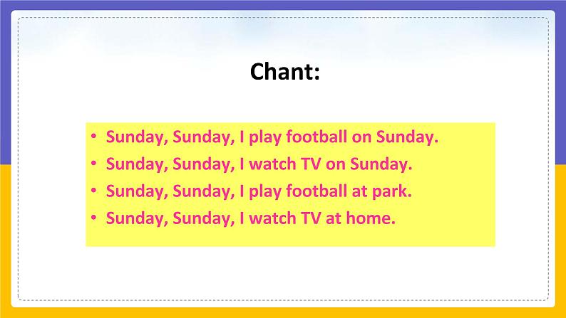 Unit 6 My Week Lesson 3 课件02