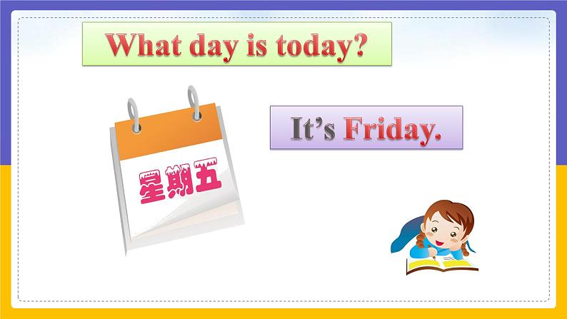 Unit 6 My Week Lesson 3 课件08