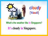 Unit 2 Weather Lesson 3 课件