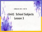 Unit 1 School Subjects Lesson 3课件