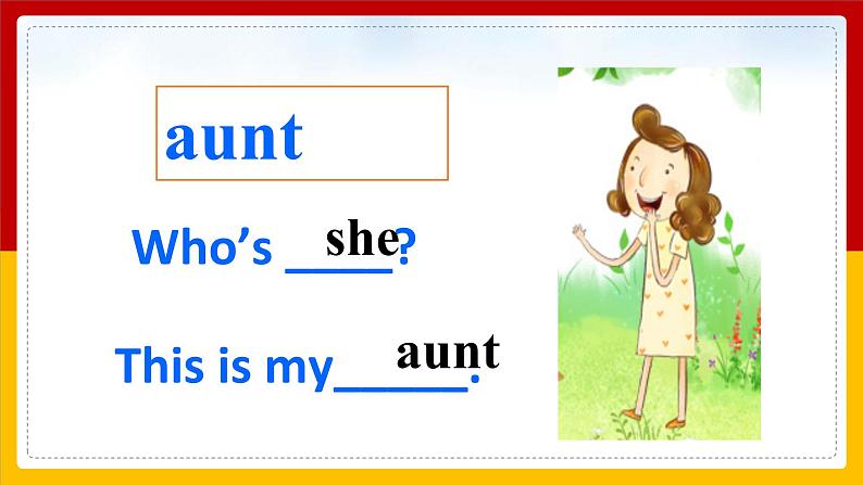 Unit 4 My Family Lesson 1 课件06