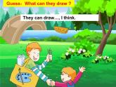 译林版四下英语Unit 4 Drawing in the Park课件2