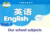 译林版四下英语Unit1 Our school subjects Cartoontime课件PPT