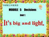 外研版（三年级起点）五年级下册M5 U1 It's big and light. 课件