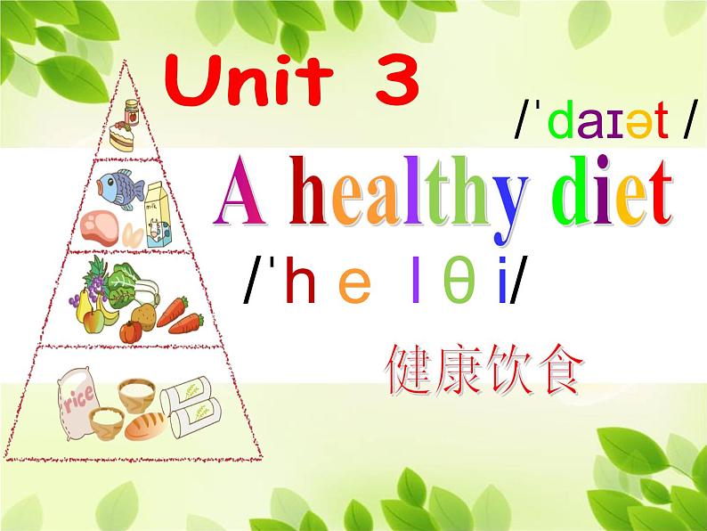 译林版六下英语Unit3 A healthy diet 课件 202