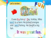 牛津译林版六年级上册同步备课 3 Holiday fun 教学PPT课件