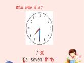 人教版（PEP）Unit2 What time is it A （课件） 英语四年级下册